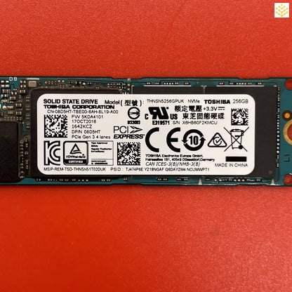 256G Toshiba THNSN5256GPUK 8D5HT PCIe Gen3x4 M.2 NVME SSD - Computers/Tablets & Networking:Drives Storage & Blank