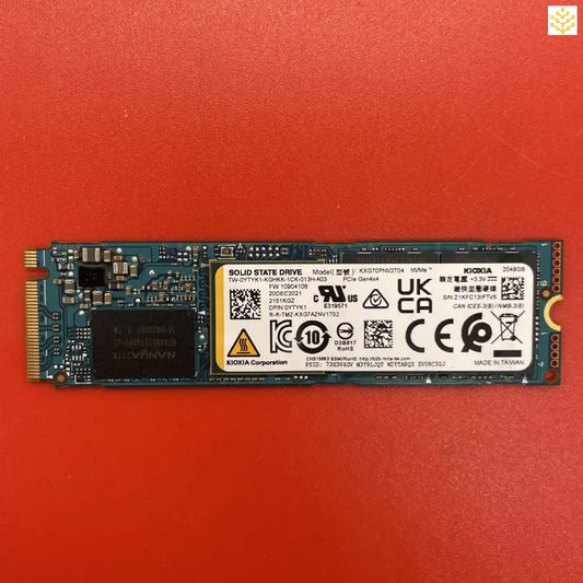 2TB KXG70PNV2T04 YTYK1 PCIe Gen4x4 M.2 NVMe SSD - Computers/Tablets & Networking:Drives Storage & Blank Media:Hard