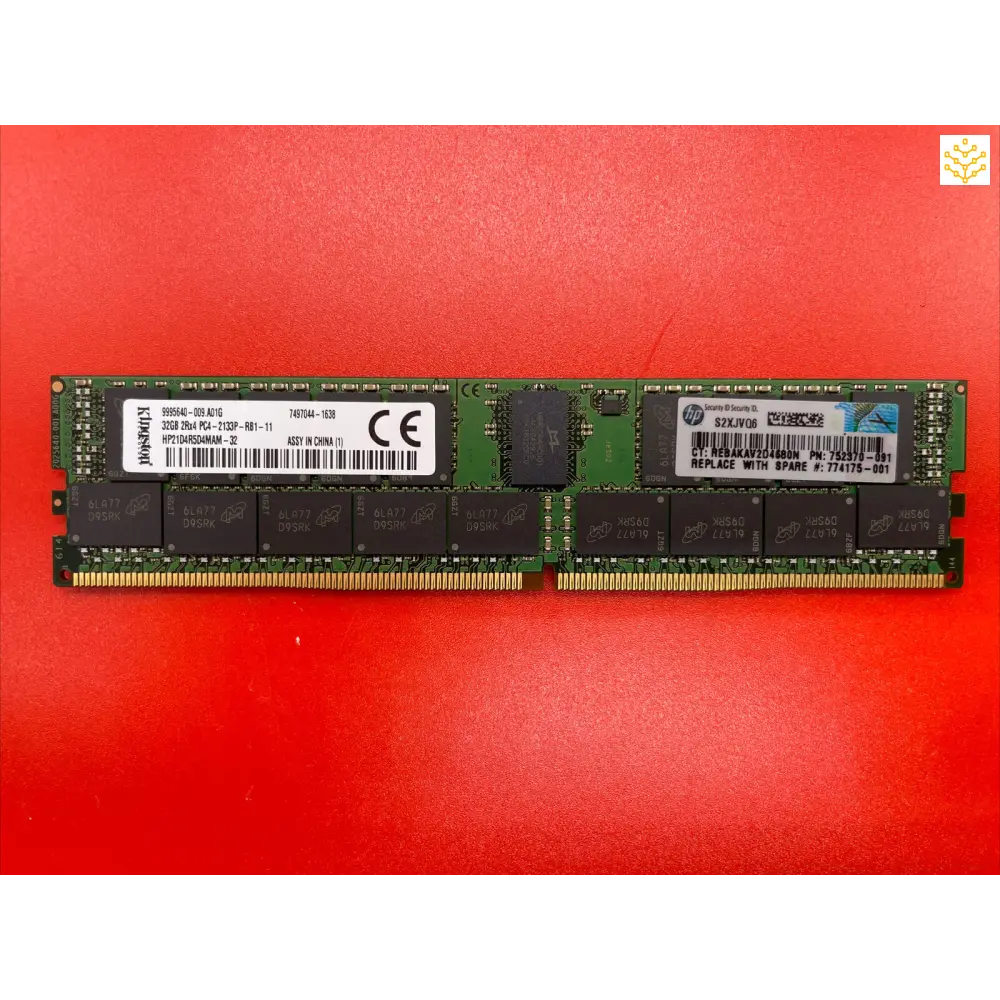 32G 2Rx4 PC4-2133P Kingston 9995640-009 HPe 752370-091 774175-001 728629-B21 - Computers/Tablets &