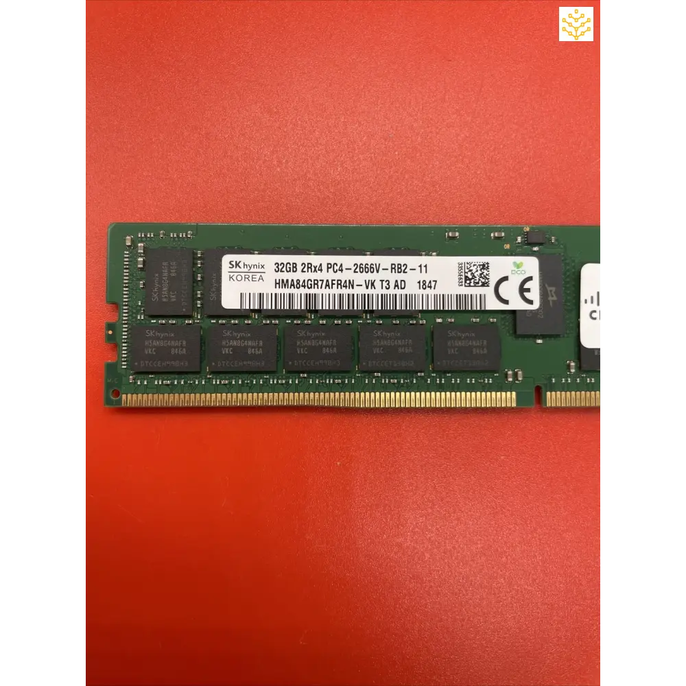 32G 2Rx4 PC4-2666v Cisco UCS-MR-X32G2RS-H Hynix HMA84GR7AFR4N-VK Server Memory - Computers/Tablets &