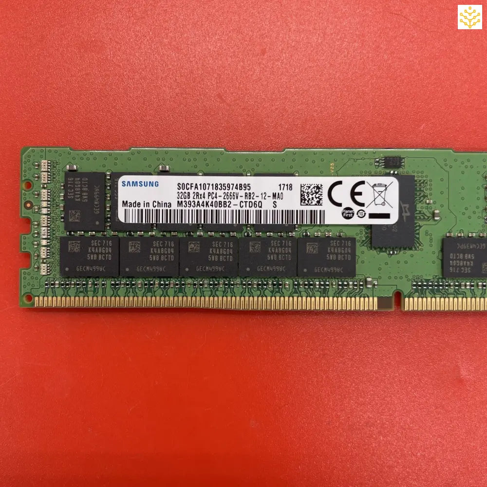 32G 2Rx4 PC4-2666v Samsung M393A4K40BB2-CTD HP 840758-091 815100-B21 SVR Memory - Computers/Tablets &