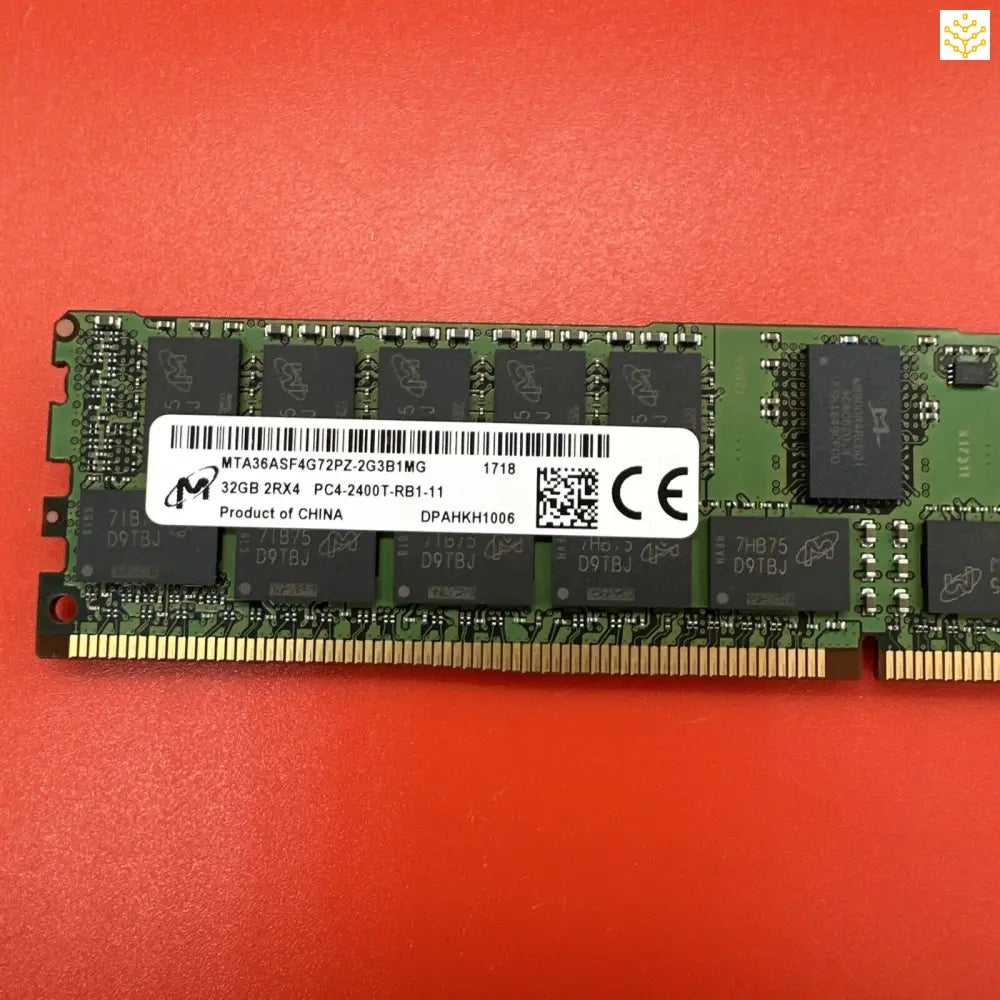 32GB 2Rx4 PC4-2400T Micron MTA36ASF4G72PZ-2G3B1MG Server Memory - Computers/Tablets & Networking:Enterprise Networking