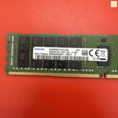 Computer RAM module with Samsung branding.