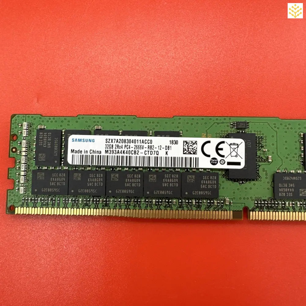 32GB 2Rx4 PC4-2666v Samsung M393A4K40CB2-CTD7Q Server Memory - Computers/Tablets & Networking:Enterprise Networking