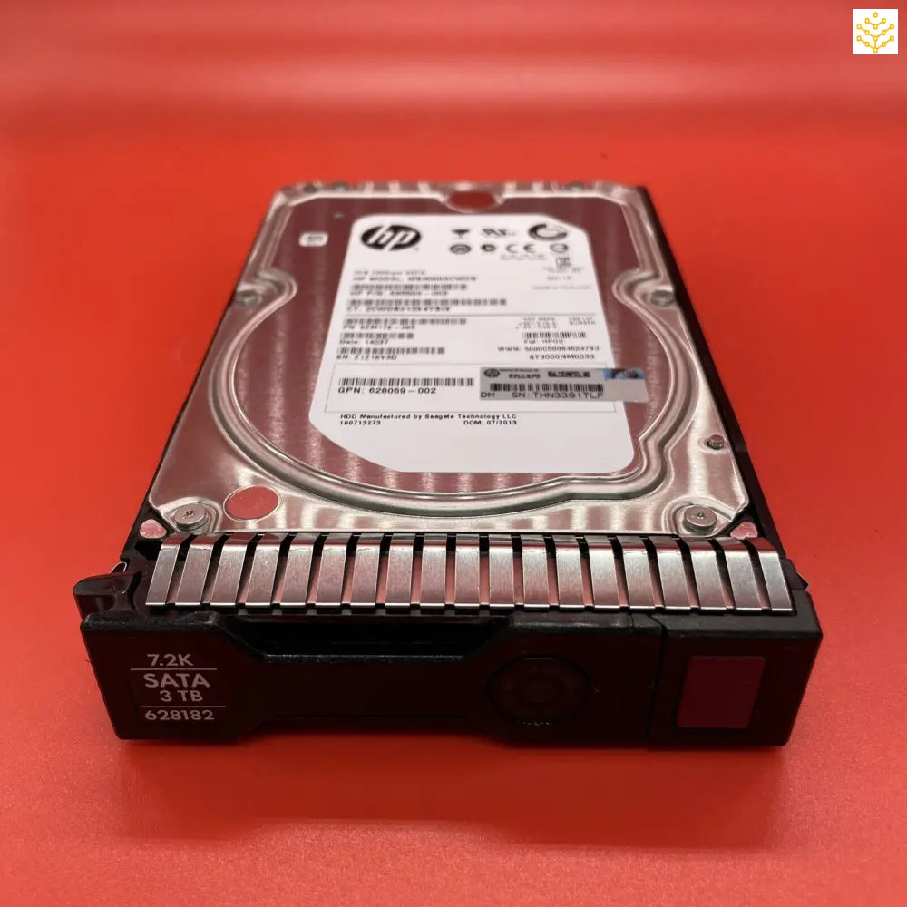 3TB 7.2K SATA MB3000GCWDB 695503-003 9ZM178-065 628182 3.5” In HPe Tray - Computers/Tablets & Networking:Drives