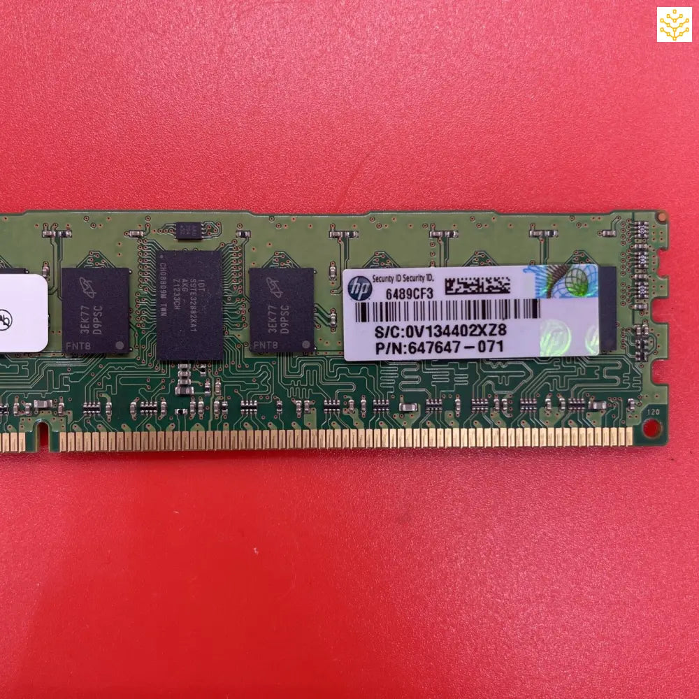 4G 1Rx4 PC3L - 10600R Micron MT18KSF51272PZ - 1G4 647647 - 071 664688 - 001 SVR Memory - GIGDATA