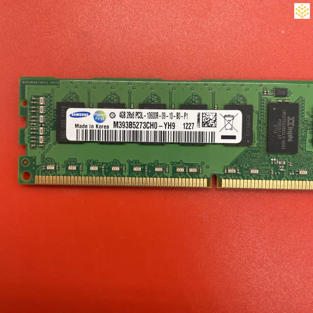 4G 2Rx8 PC3L-10600R Samsung M393B5273CH0-YH9 Server Memory - Computers/Tablets & Networking:Enterprise Networking