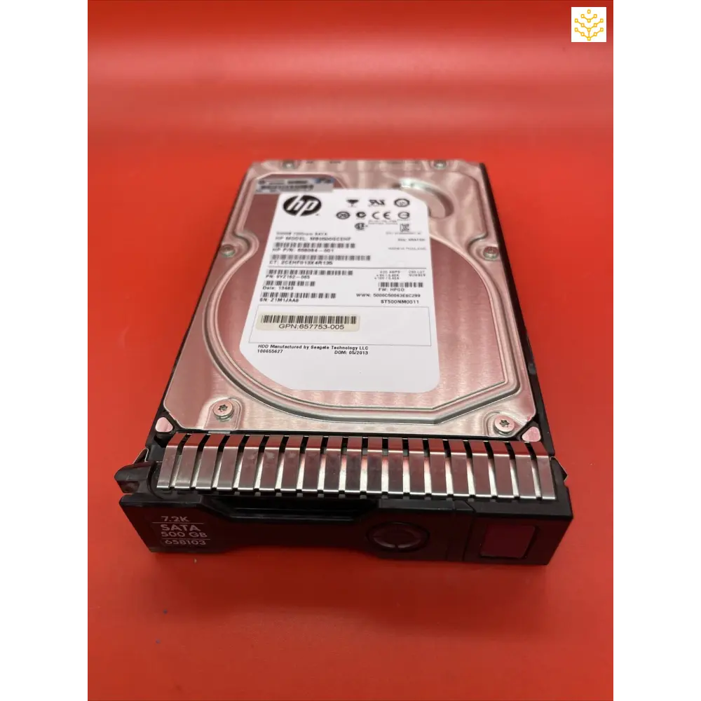 500GB SATA 7.2K 3.5 HP 658071 - B21 in 658103 Tray - GIGDATA