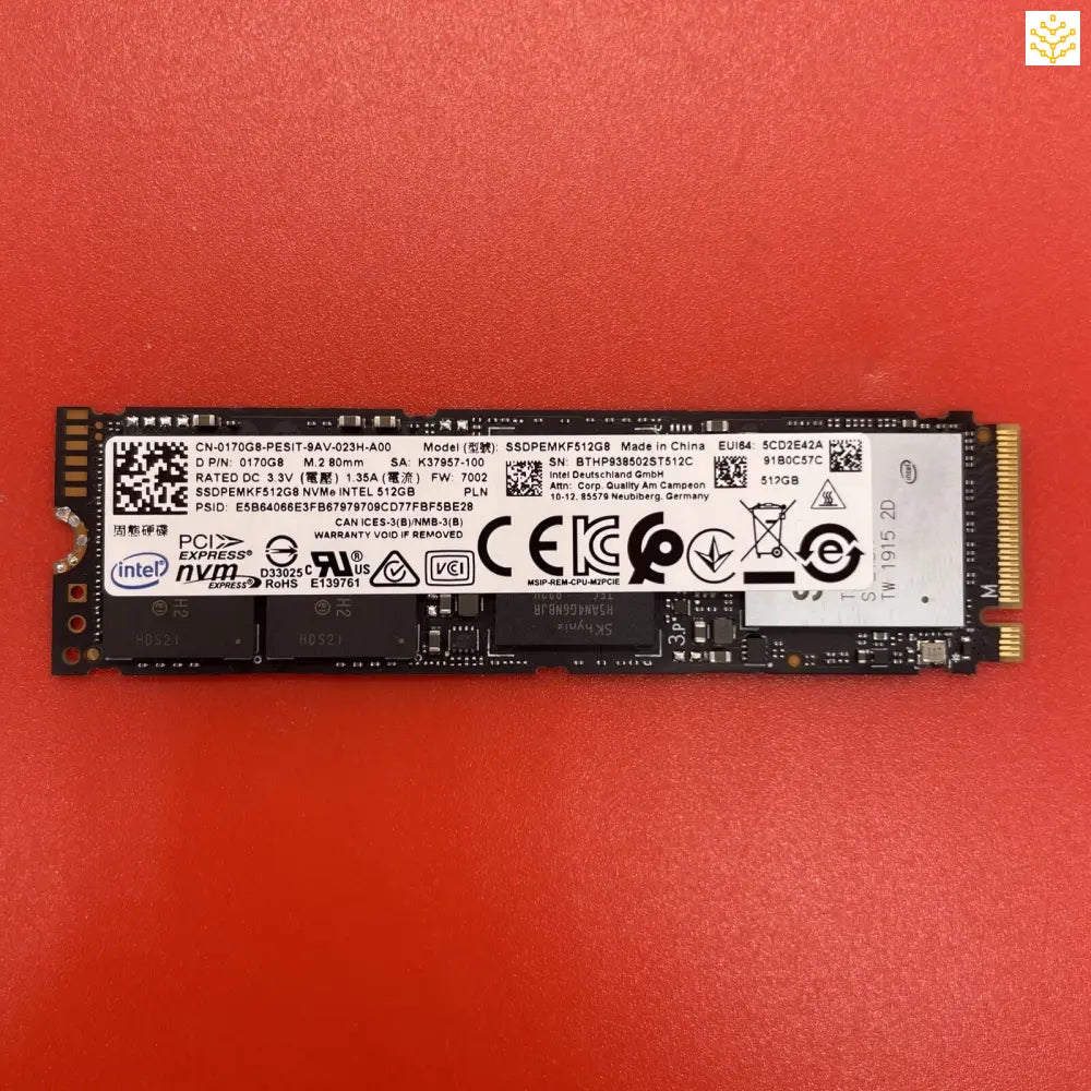 512G Intel 170G8 SSDPEMKF512GB M.2 NVMe SSD - Computers/Tablets & Networking:Drives Storage & Blank Media:Hard Drives