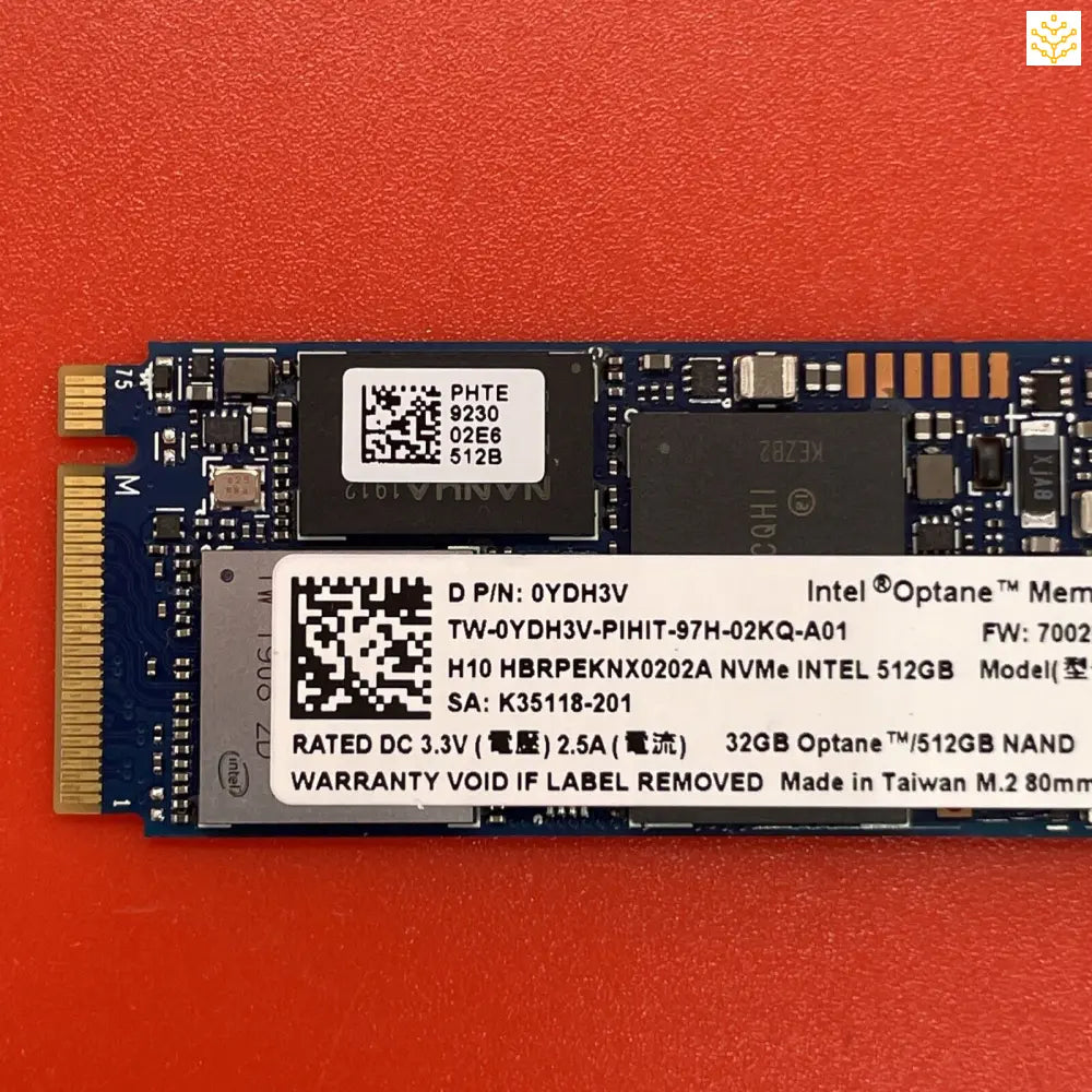 512G Intel Optane H10 HBRPEKNX0202A YDH3V M.2 NVMe SSD - Computers/Tablets & Networking:Drives Storage & Blank