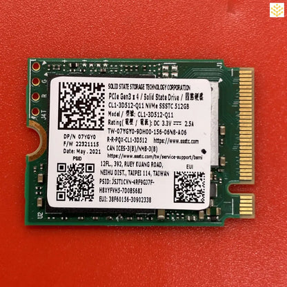 512G Lite-On CL1-3D512-Q11 PCIe Gen3 x4 M.2 7YGY0 SSD - Computers/Tablets & Networking:Drives Storage & Blank