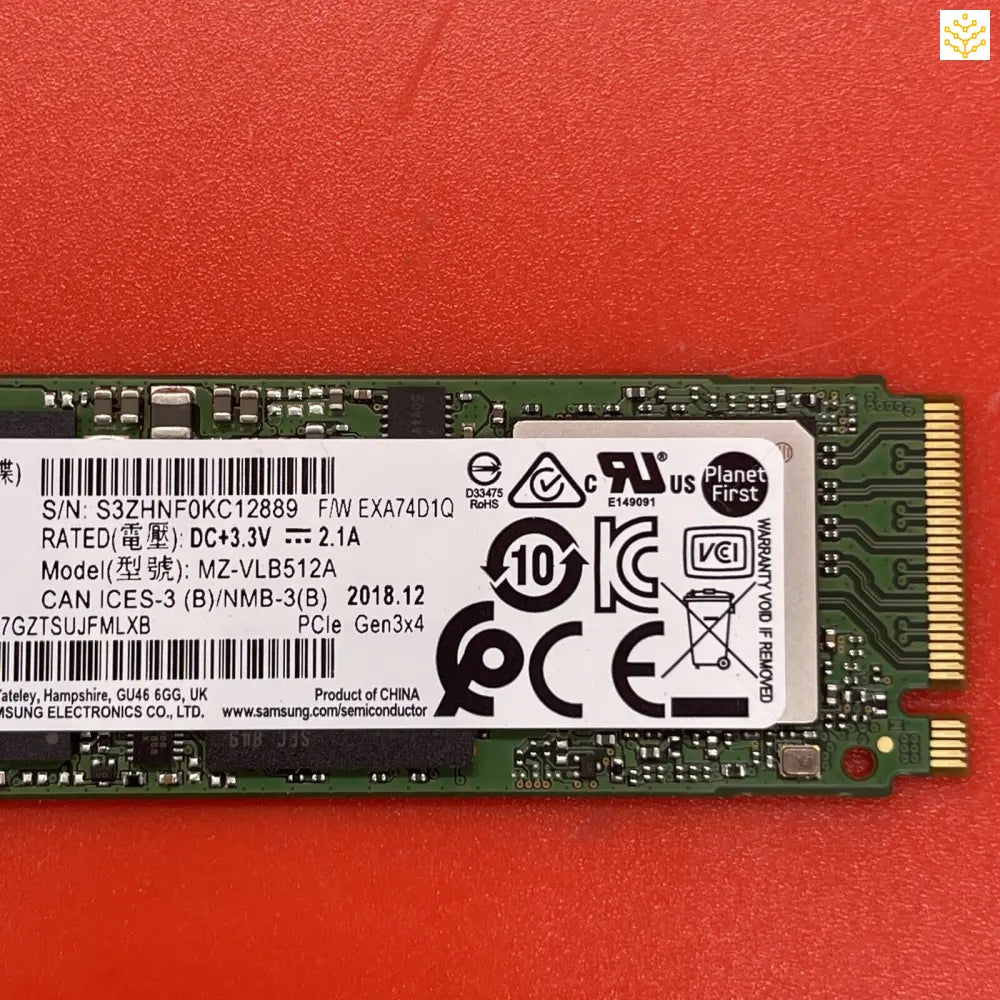 512G Samsung PM981 9Y4V9 MZ-VLB512A M.2 NVMe SSD - Computers/Tablets & Networking:Drives Storage & Blank Media:Hard