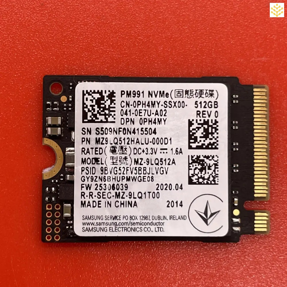 512G Samsung PM991a PH4MY MZ-9LQ512A M.2 NVMe SSD - Computers/Tablets & Networking:Drives Storage & Blank Media:Hard