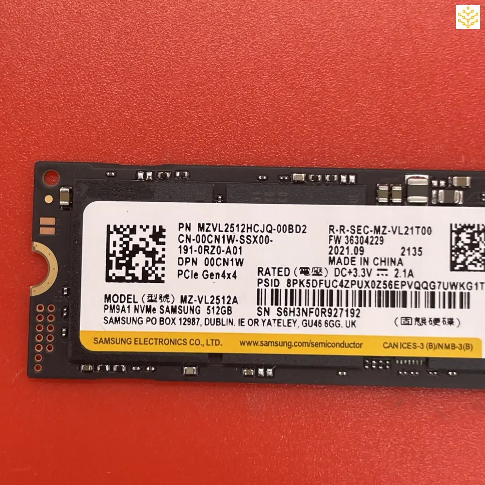 512G Samsung PM9A1 MZ-VL2512A 0CN1W M.2 NVMe SSD - Computers/Tablets & Networking:Drives Storage & Blank Media:Hard