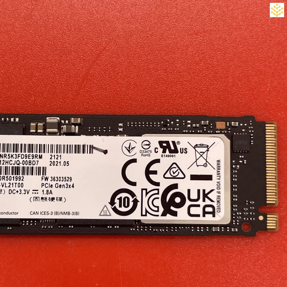 512G Samsung PM9A1 MZ-VL2512A 8YMGM M.2 NVMe SSD - Computers/Tablets & Networking:Drives Storage & Blank Media:Hard