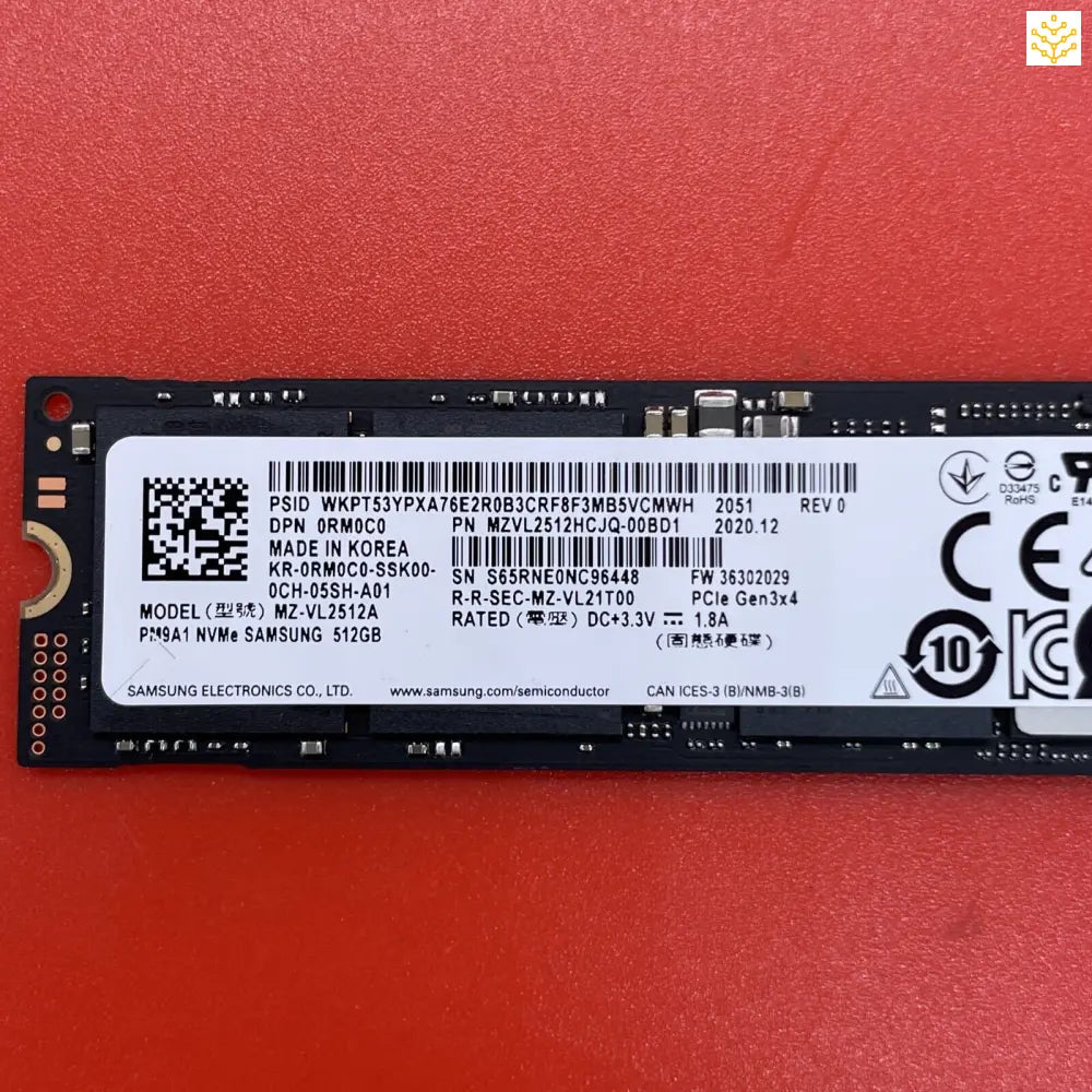 512G Samsung PM9A1 MZ-VL2512A RM0C0 M.2 NVMe SSD - Computers/Tablets & Networking:Drives Storage & Blank Media:Hard