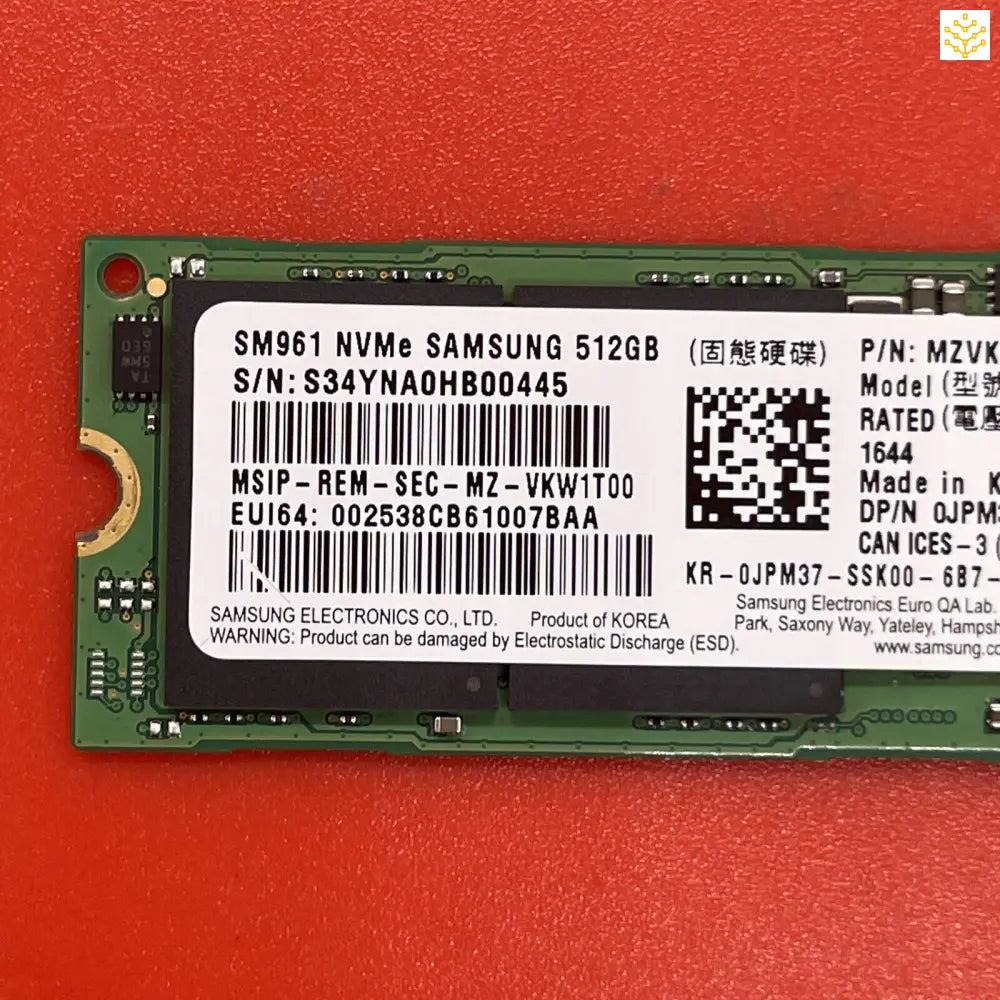 512G Samsung SM961 MZ-VKW512D JPM37 M.2 NVMe SSD - Computers/Tablets & Networking:Drives Storage & Blank Media:Hard