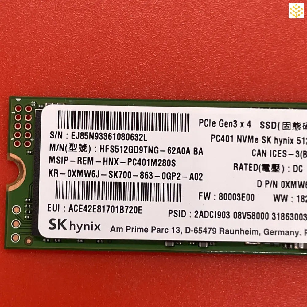 512G skHynix HFS512GD9TNG XMW6J M.2 NVMe SSD - Computers/Tablets & Networking:Drives Storage & Blank Media:Hard Drives