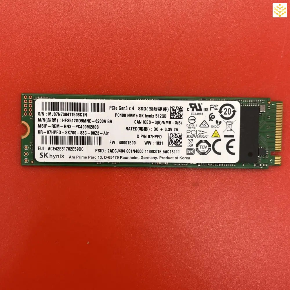 512G skHynix HFS512GDMNE 7HPFD PCIe Gen3x4 M.2 NVME SSD - Computers/Tablets & Networking:Drives Storage & Blank