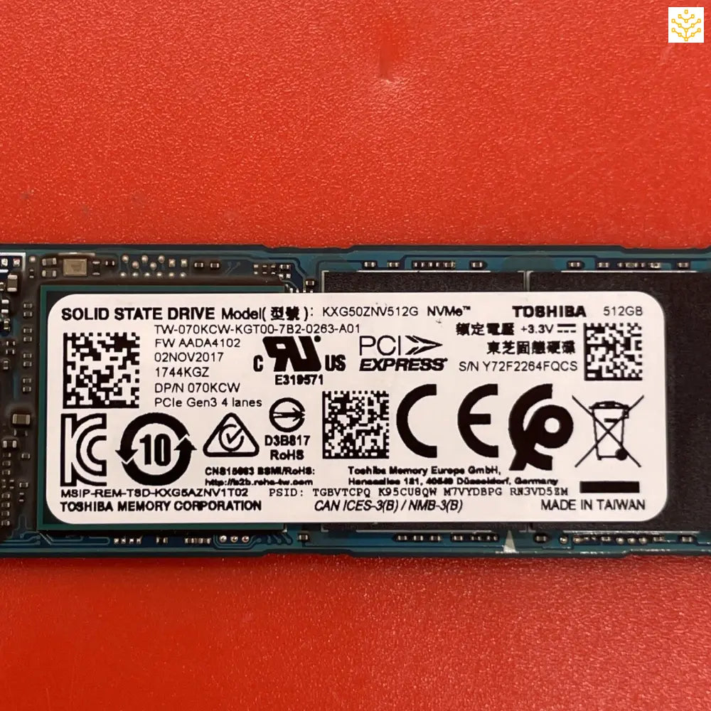 512G Toshiba 70KCW KXG50ZNV512G M.2 NVMe SSD - Computers/Tablets & Networking:Drives Storage & Blank Media:Hard Drives