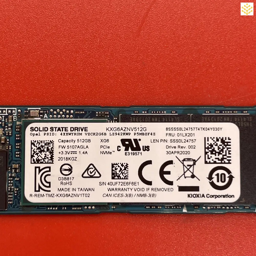 512G Toshiba KXG6AZNV512G 01LX201 XG6 M.2 NVMe SSD - Computers/Tablets & Networking:Drives Storage & Blank Media:Hard