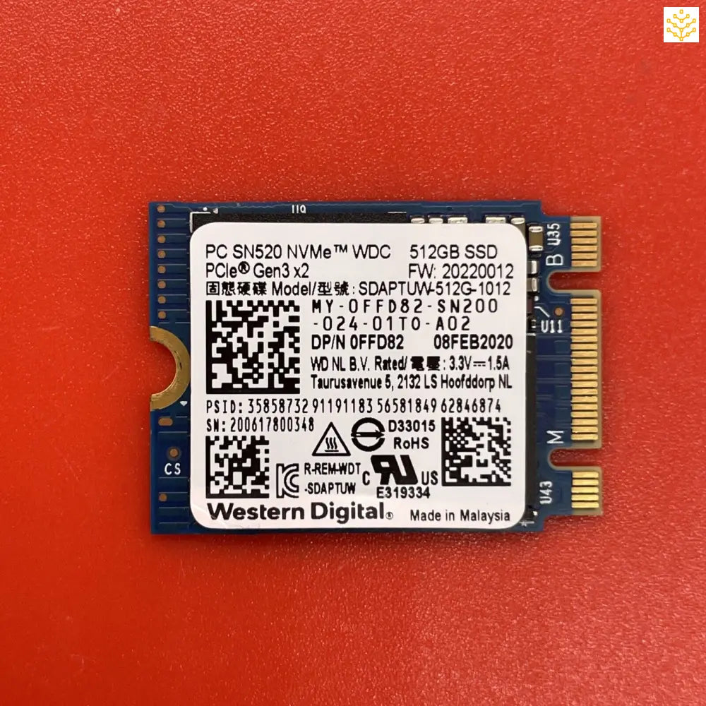 512G WD SN520 SDAPTUW-512G FFD82 PCIe Gen3x4 M.2 NVME SSD - Computers/Tablets & Networking:Drives Storage & Blank