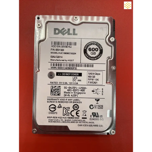 600GB SAS 6Gbps 15K RPM 2.5 Dell 4J5P1 HUC156060CSS204 - 80% Health - Computers/Tablets & Networking:Drives Storage &