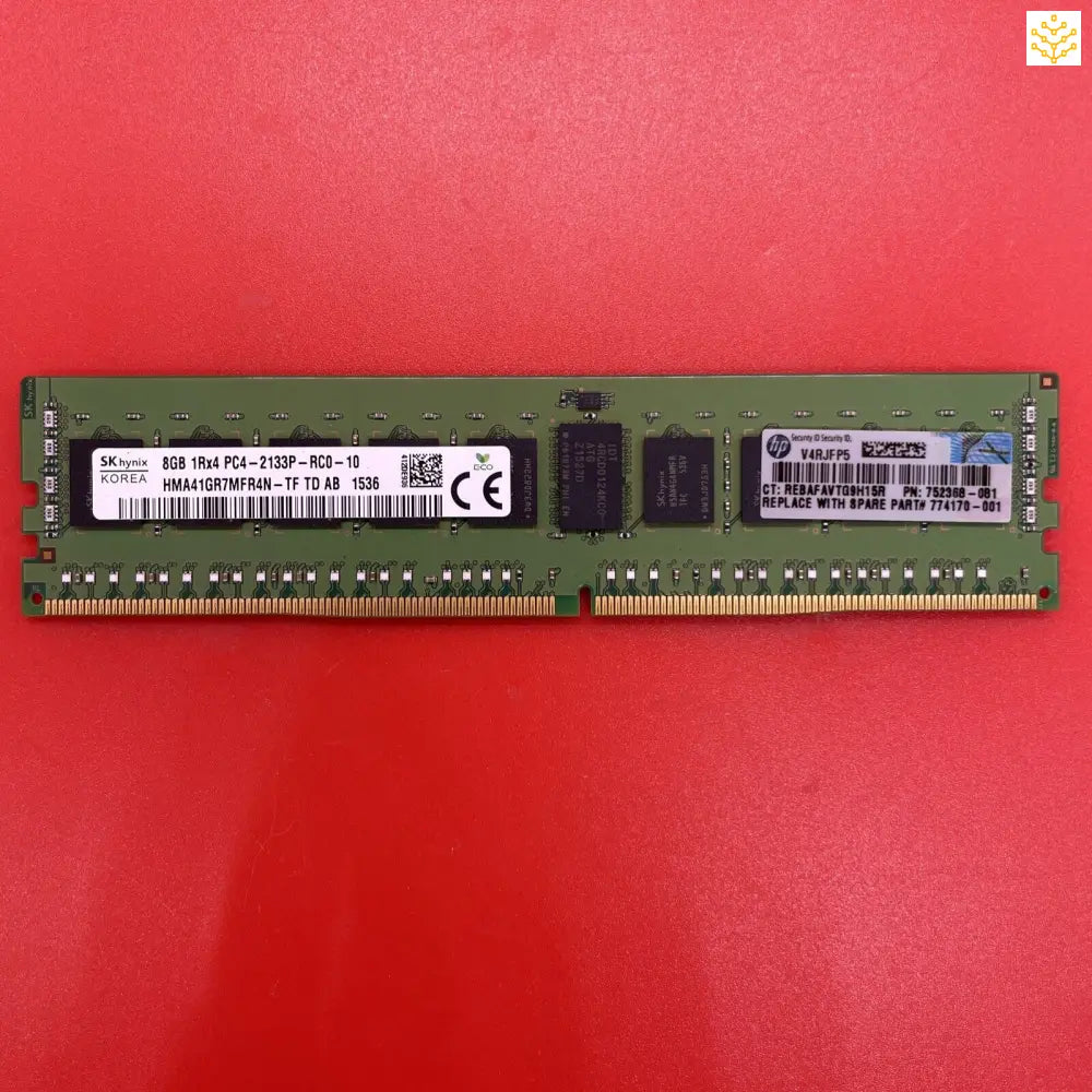 8G 1Rx4 PC4-2133P Hynix HMA41GR7MFR4N-TF HP 752368-081 774170-001 Server Memory - Computers/Tablets &