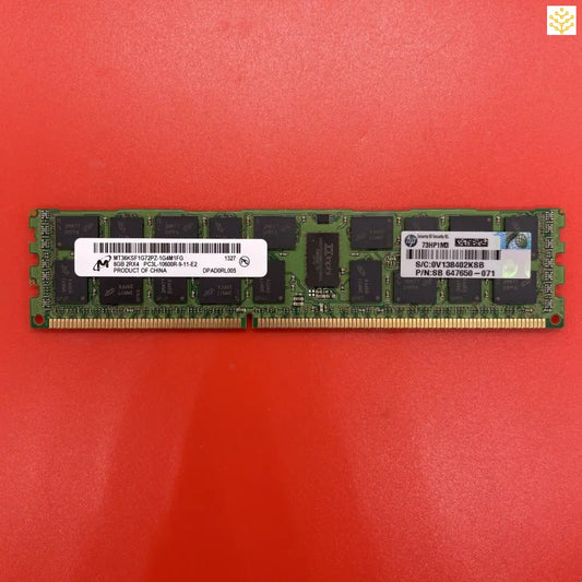 8G 2Rx4 PC3L-10600R Micron MT36KSF1G72PZ-1G4 647650-071 647897-B21 Server Memory - Computers/Tablets &