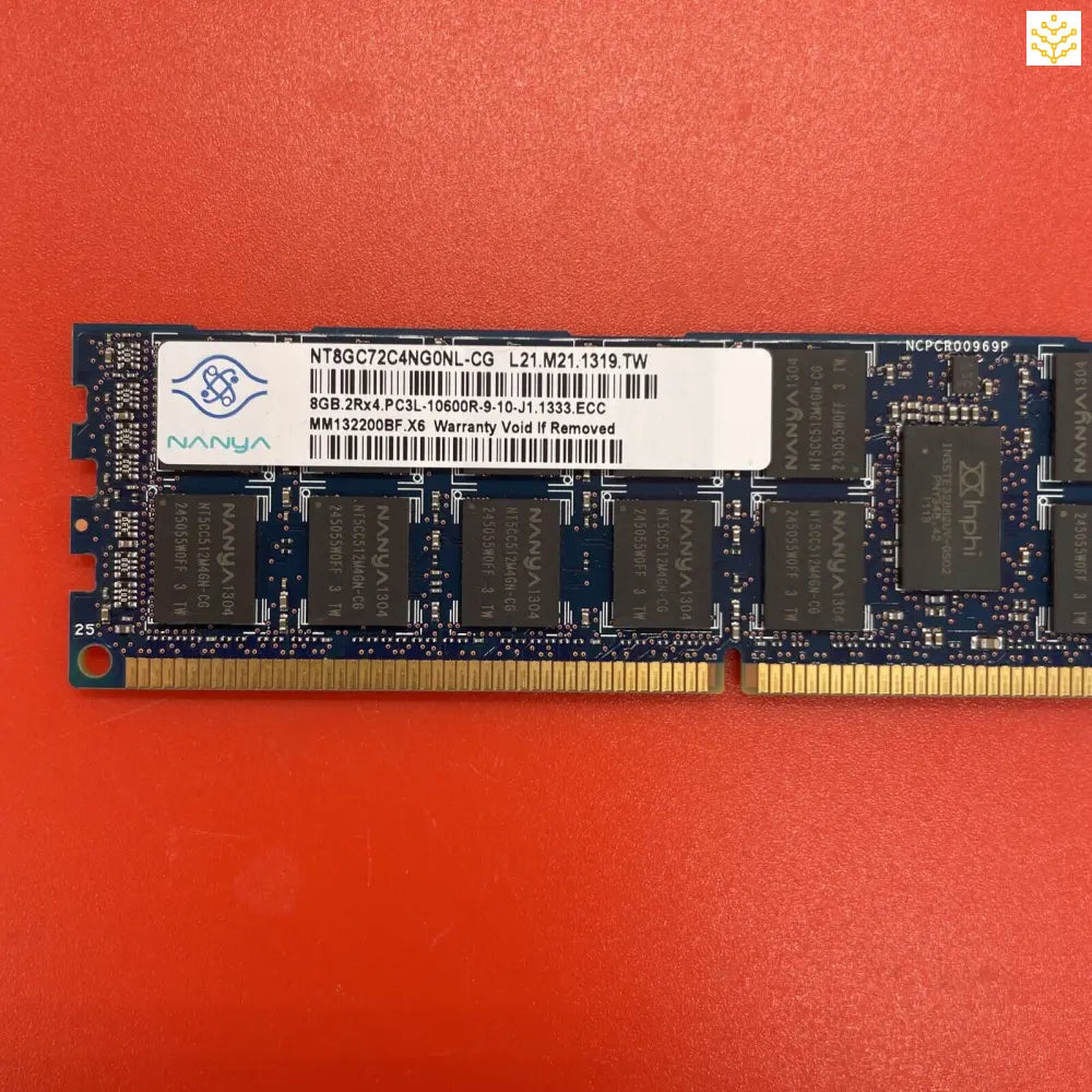 8G 2Rx4 PC3L-10600R Nanya NT8GC72C4NG0NL-CG 647650-071 647897-B21 Server Memory - Computers/Tablets &