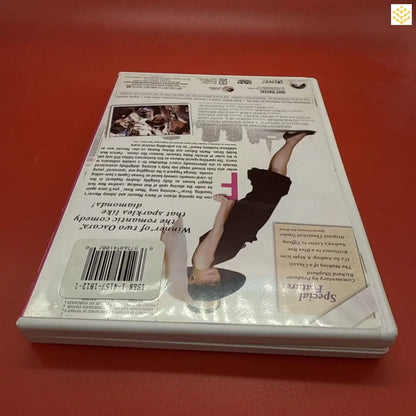 DVD case lying at an angle showing its back cover.