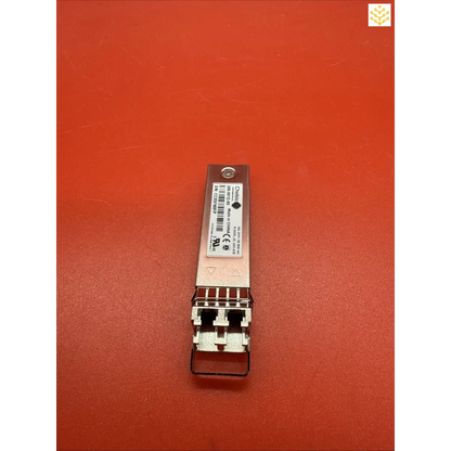 SFP (Small Form-factor Pluggable) transceiver module for fiber optic networking.