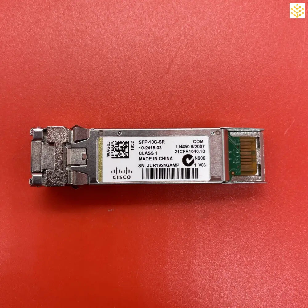 Cisco SFP-10G-SR 10-2415-03 850nm SFP + Transceiver - Computers/Tablets & Networking:Enterprise Networking