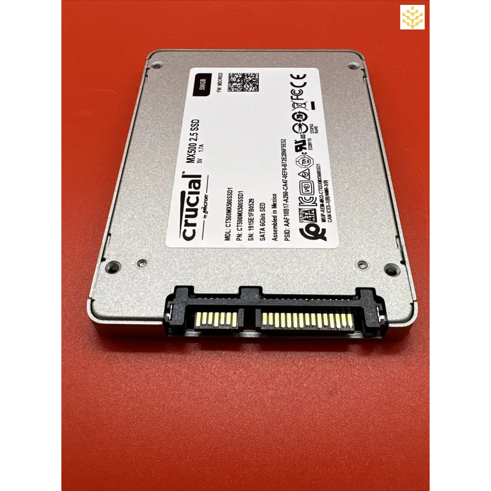 Crucial MX500 2.5 SATA SSD CT500MX500SSD1 - 98% + Health - Computers/Tablets & Networking:Drives Storage & Blank