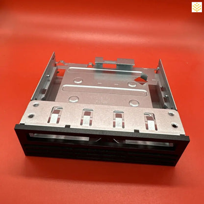 Computer disk drive bay or mounting bracket for internal hardware components.