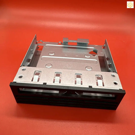 Computer disk drive bay or mounting bracket for internal hardware components.