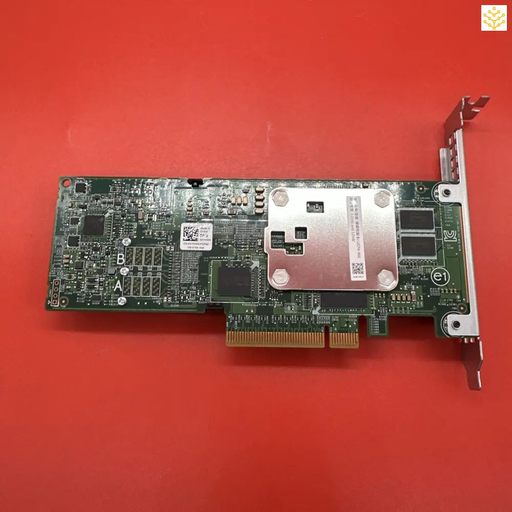 Computer expansion card or PCIe adapter with visible circuit board and components.