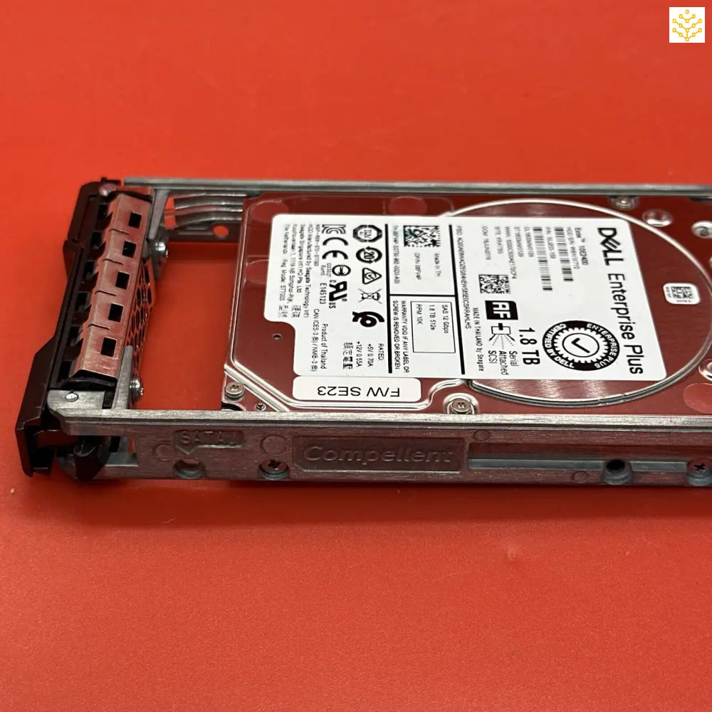 Hard drive in a mounting bracket or caddy.