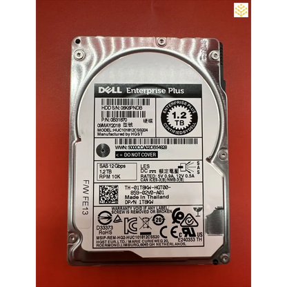 Dell 1T8KW 1.2TB SAS 12Gbps 10K 2.5 HDD - Computers/Tablets & Networking:Drives Storage & Blank Media:Hard Drives (HDD