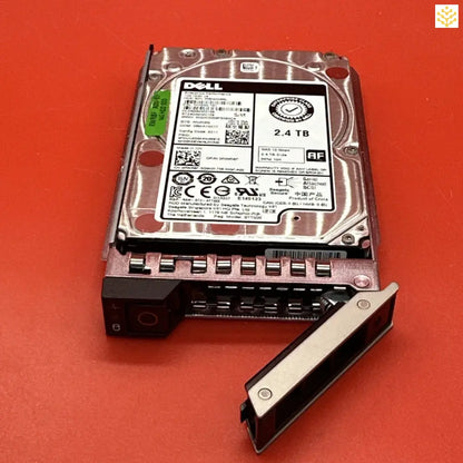 Dell 2.4TB hard drive in a hot-swap server caddy.