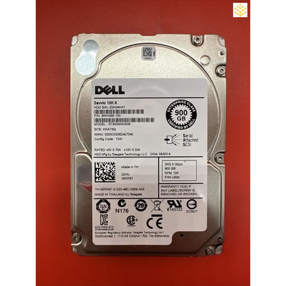 Dell 2RR9T 900GB SAS 6Gbps 10K 2.5 HDD - Computers/Tablets & Networking:Drives Storage & Blank Media:Hard Drives (HDD