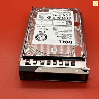 Dell hard drive in a server caddy.