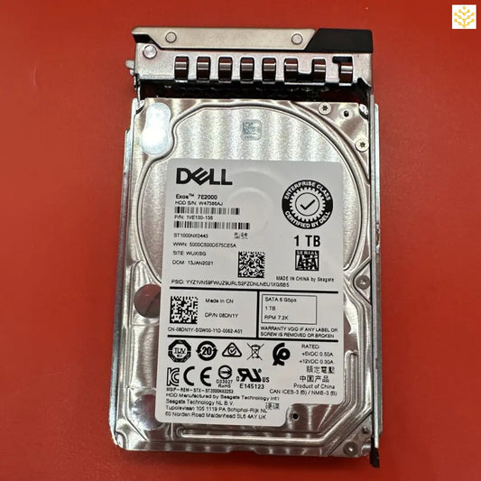 Dell 8DN1Y 08DN1Y 1TB SATA 6Gbps 2.5 HDD In Dell 14 Gen Tray - Computers/Tablets & Networking:Drives Storage & Blank