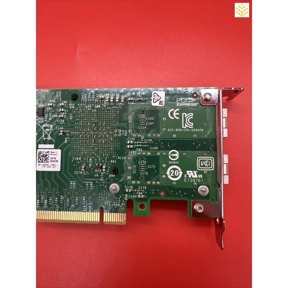 Dell 942V6 0942V6 X520 - DA2 10Gb PCIe Network Adapter Half Height - GIGDATA