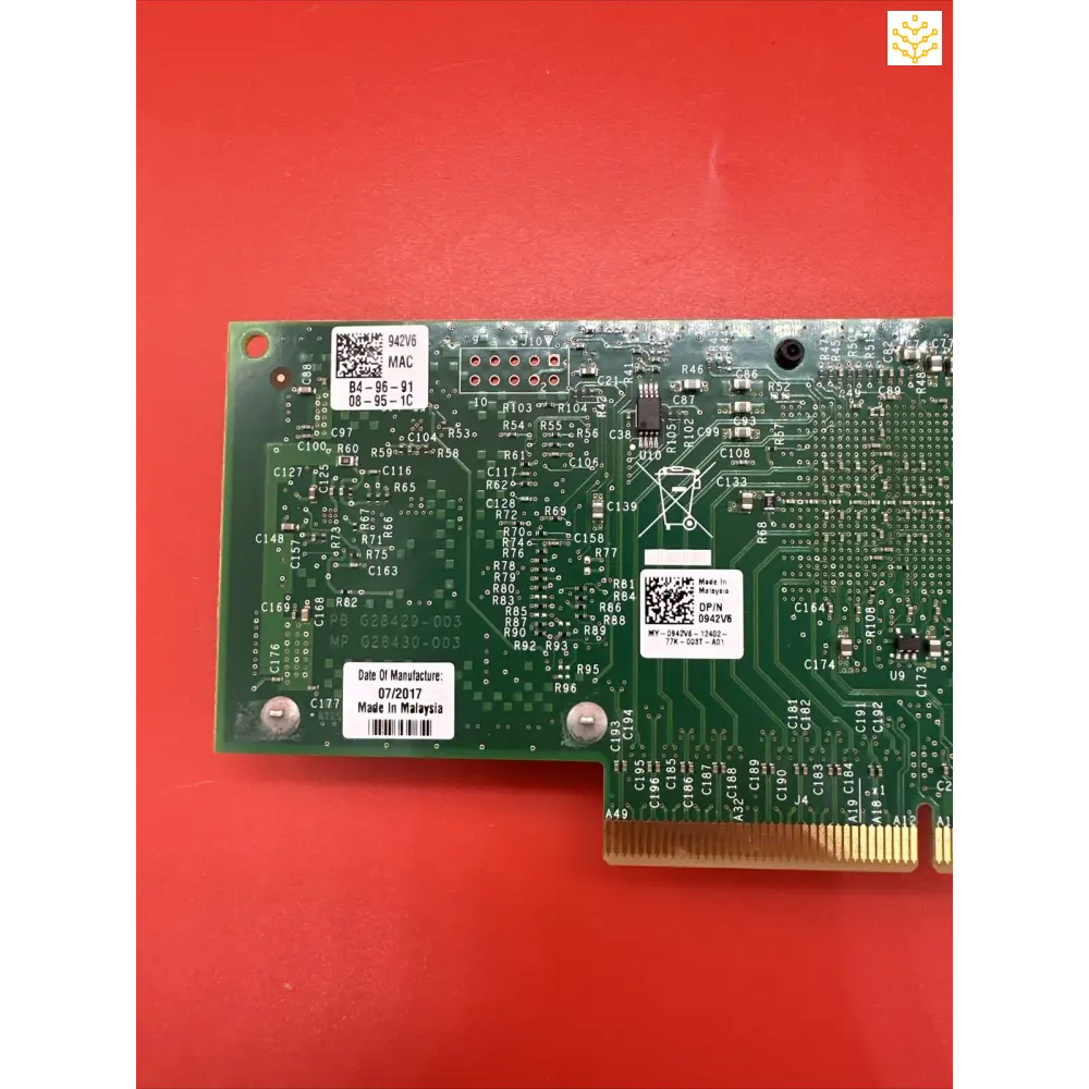 Dell 942V6 0942V6 X520 - DA2 10Gb PCIe Network Adapter Half Height - GIGDATA