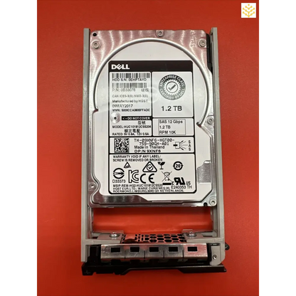 Dell 9XNF6 09XNF6 1.2TB 10K SAS 2.5 In Dell Tray 0B33078 HUC101812CSS204 - GIGDATA