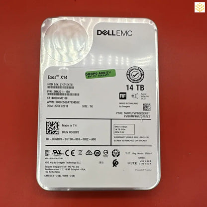 Dell DGDP0 14TB SAS 12 Gbps 512e 7.2K 3.5 HDD 2H4231-150 ST14000NM0168 - Computers/Tablets & Networking:Drives Storage