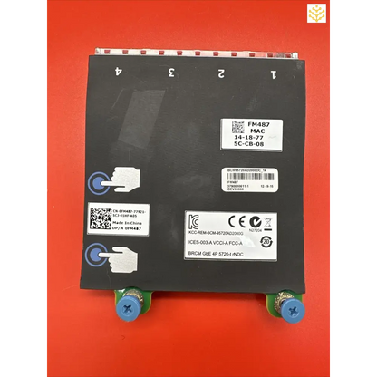 Dell FM487 4P 1G RJ45 NDC For Dell PowerEdge Servers - Computers/Tablets & Networking:Computer Components &