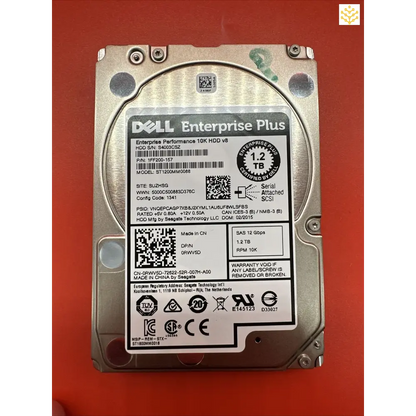 Dell RWV5D 1.2TB SAS 12Gbps 10K 2.5 HDD - Computers/Tablets & Networking:Drives Storage & Blank Media:Hard Drives (HDD