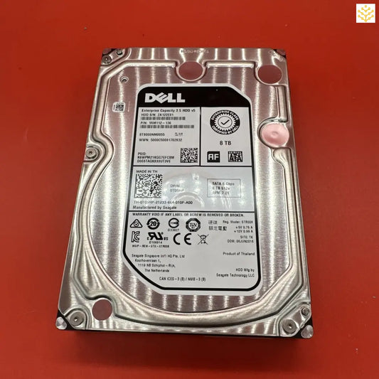 Dell T05HP 8TB SATA 6Gbps 512e 7.2K 3.5 HDD 1RM112-136 ST8000NM0055 - Computers/Tablets & Networking:Drives Storage &